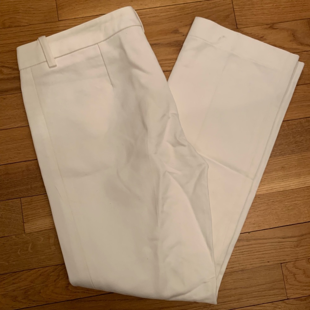 Michael Kors White Ankle Cut Pants